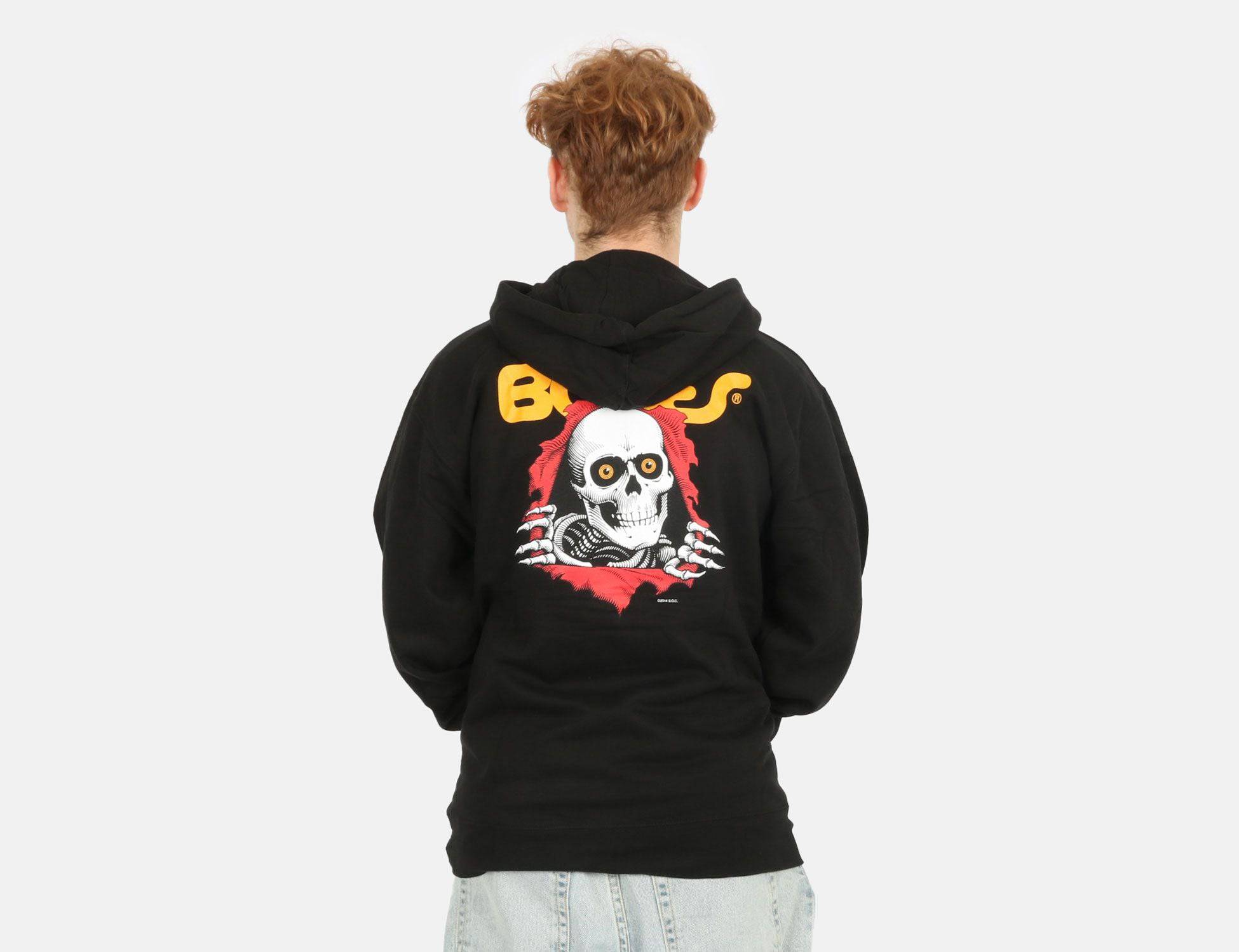 Powell Peralta Ripper Hoodie - Black - Blowout Skateshop