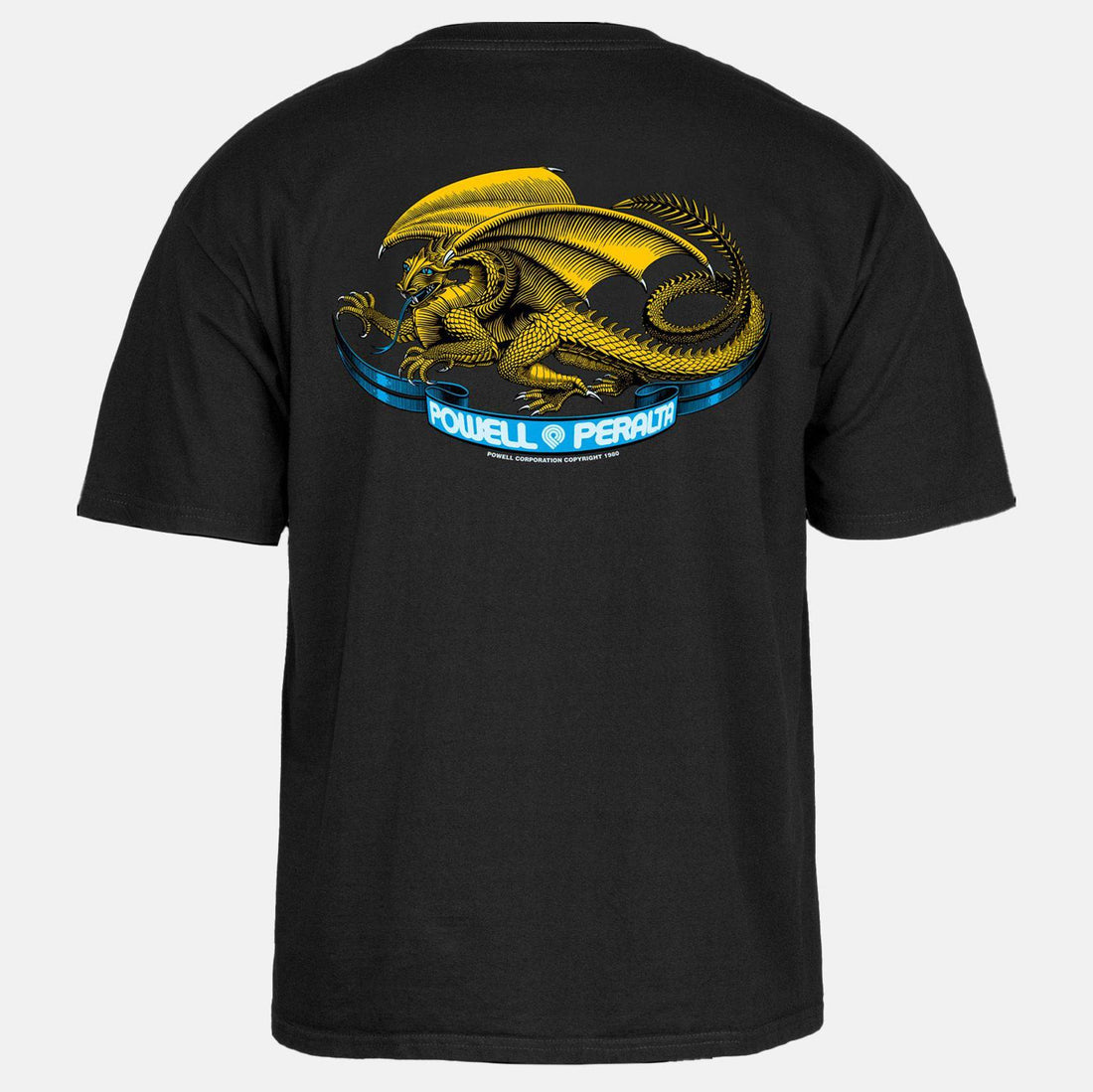 Powell Peralta Kids Oval Dragon T-Shirt - Black Schwarz Bild 1