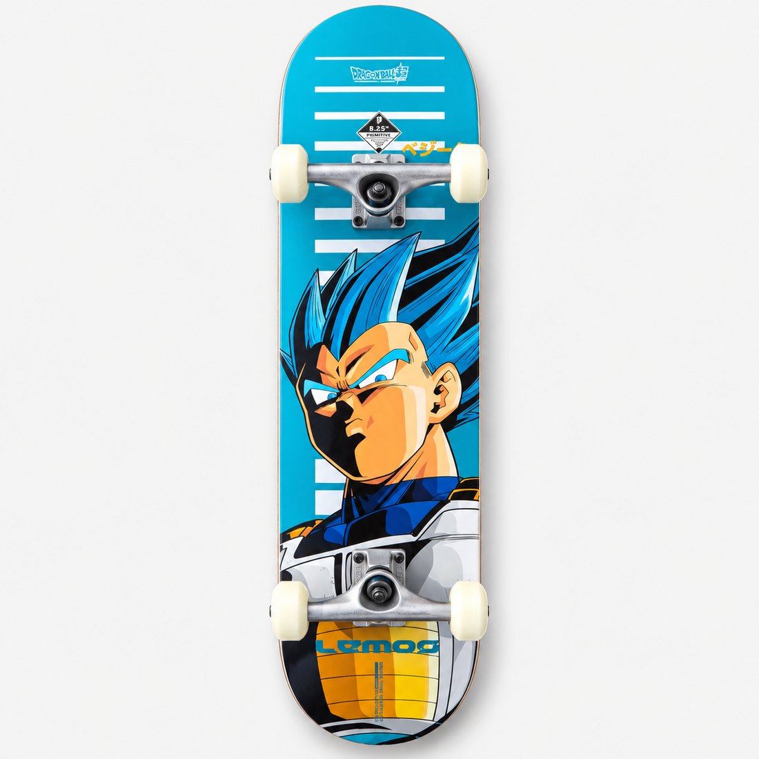 Primitive DBZ Vegeta 8.25 Zoll Komplettboard freigestellt