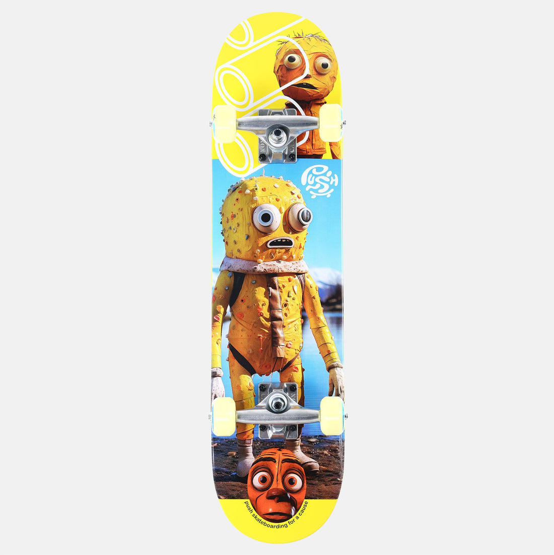 Push Yellow Man 7.25&quot; Komplettboard Gelb Bild 1