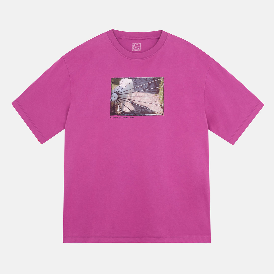 Rassvet Dog Logo T-Shirt - Magenta Bild 1