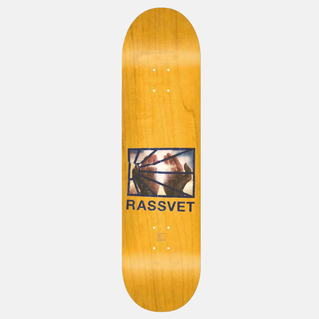 Rassvet Hands Logo Wood Mold 8.25 Deck Mehrfarbig Bild 1