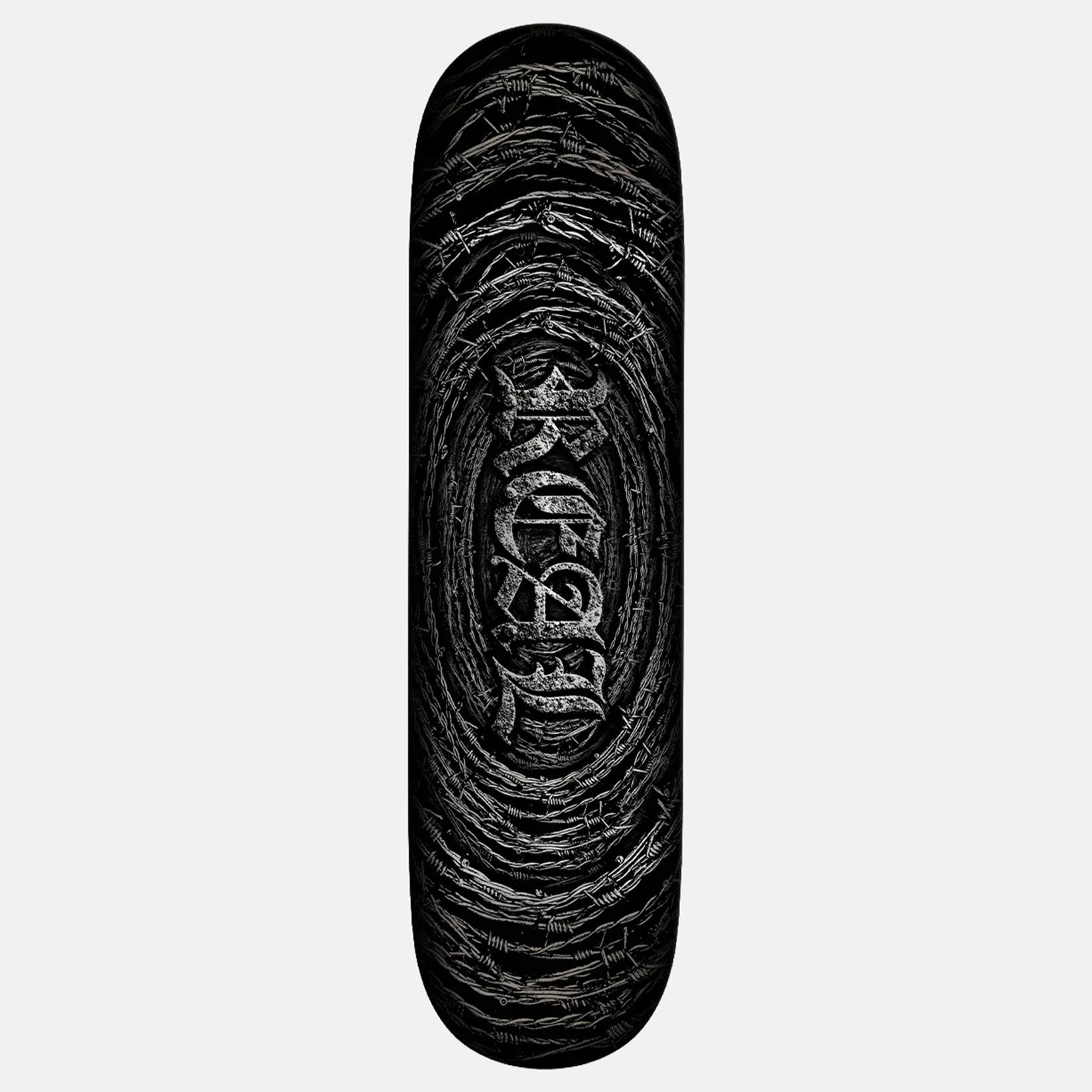 Real Oval Barbed Wire Foil 8.12" Deck Mehrfarbig Bild 1
