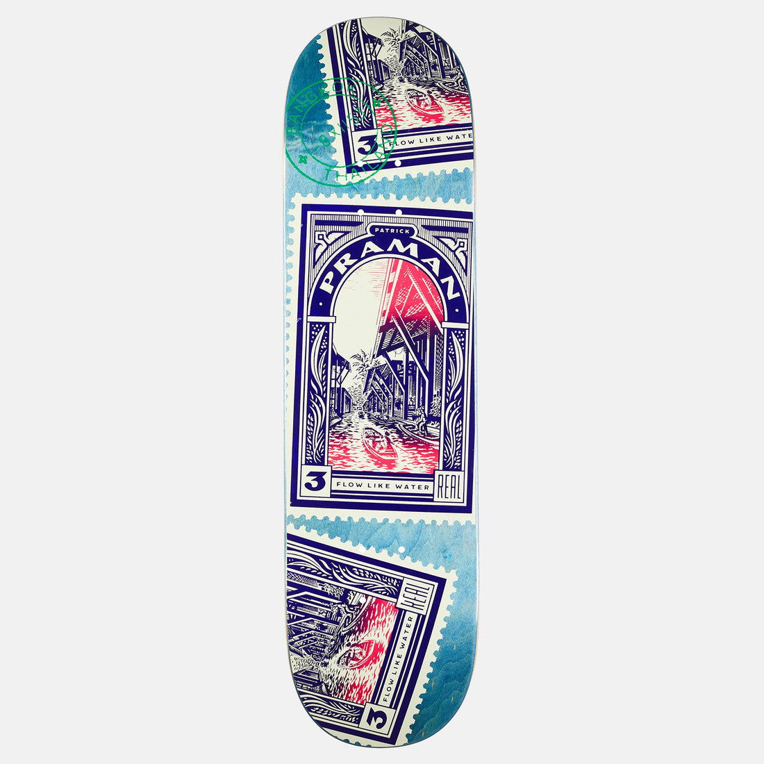 Real Praman Air Mail Full Se 8.25&quot; Deck Mehrfarbig Bild 1