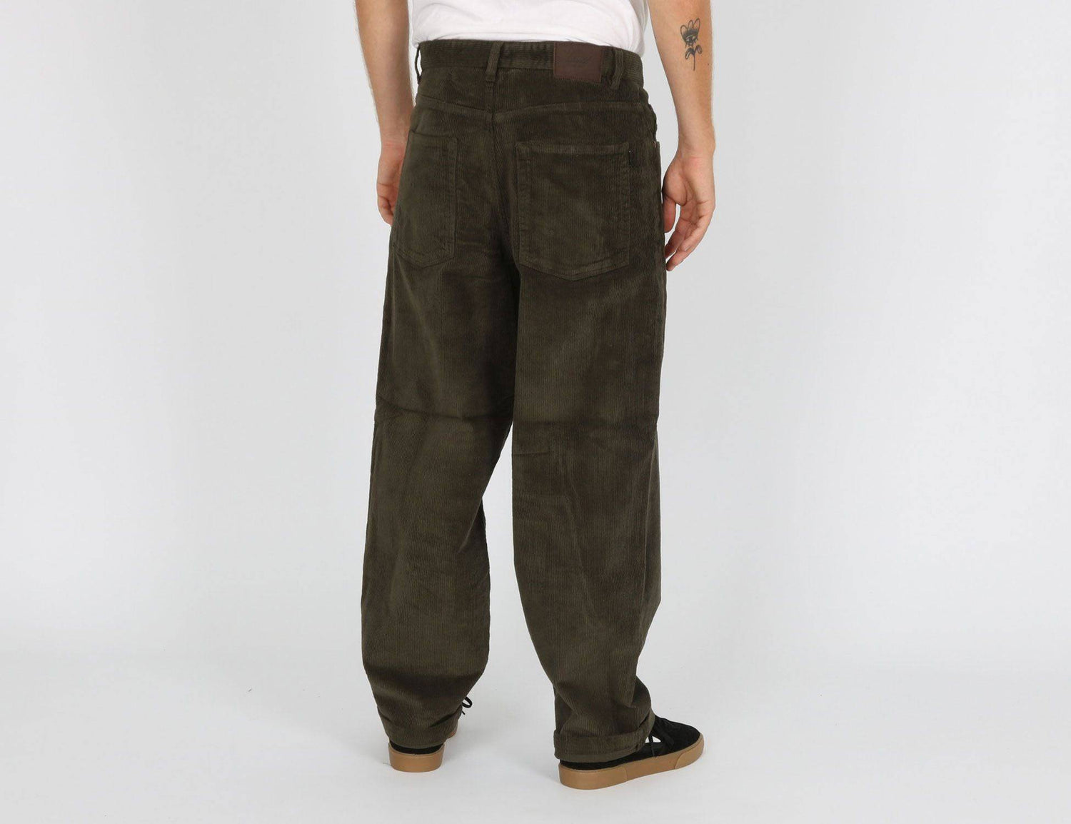 Reell Jeans Baggy Cord Pant - Dark Green - Blowout Skateshop