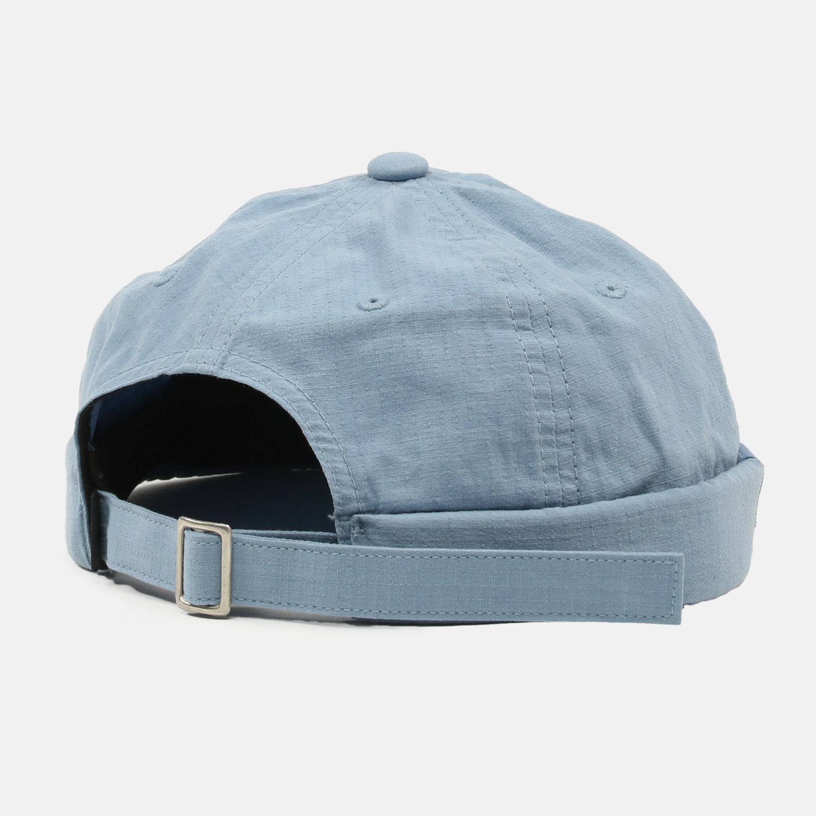 Reell Jeans Docker Cap - Fog Blue Mini Ripstop - Blowout Skateshop