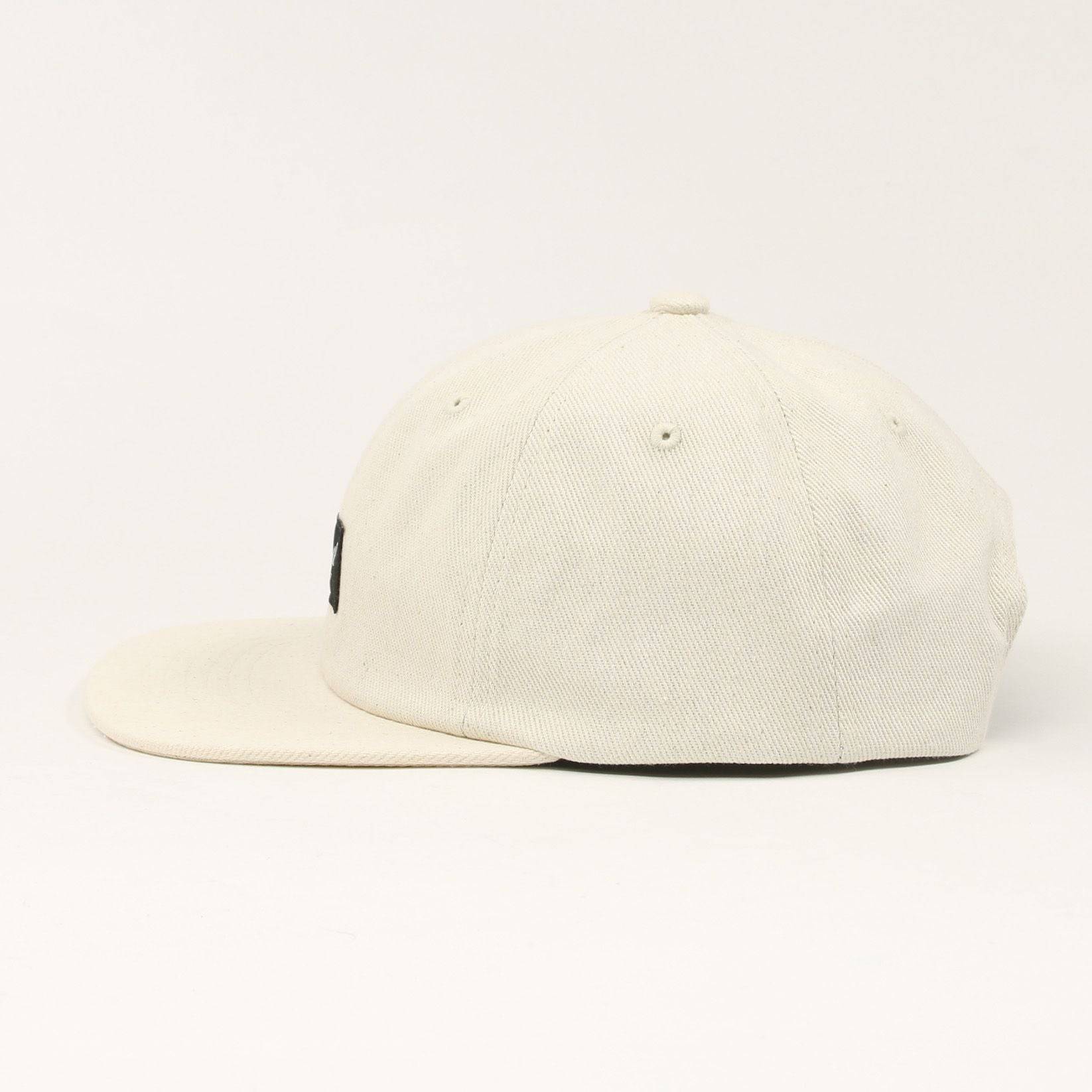 Reell Jeans Flat 6-Panel Cap .- Natural Twill - Blowout Skateshop