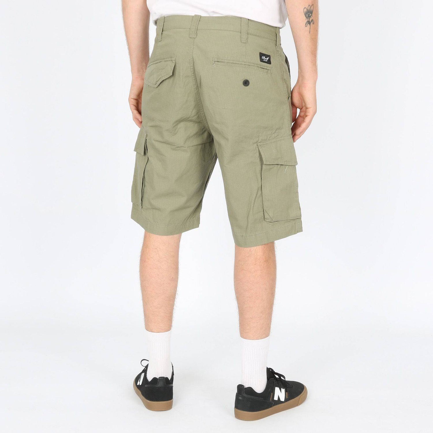 Reell Jeans New Cargo Short - Greyish Green - Blowout Skateshop