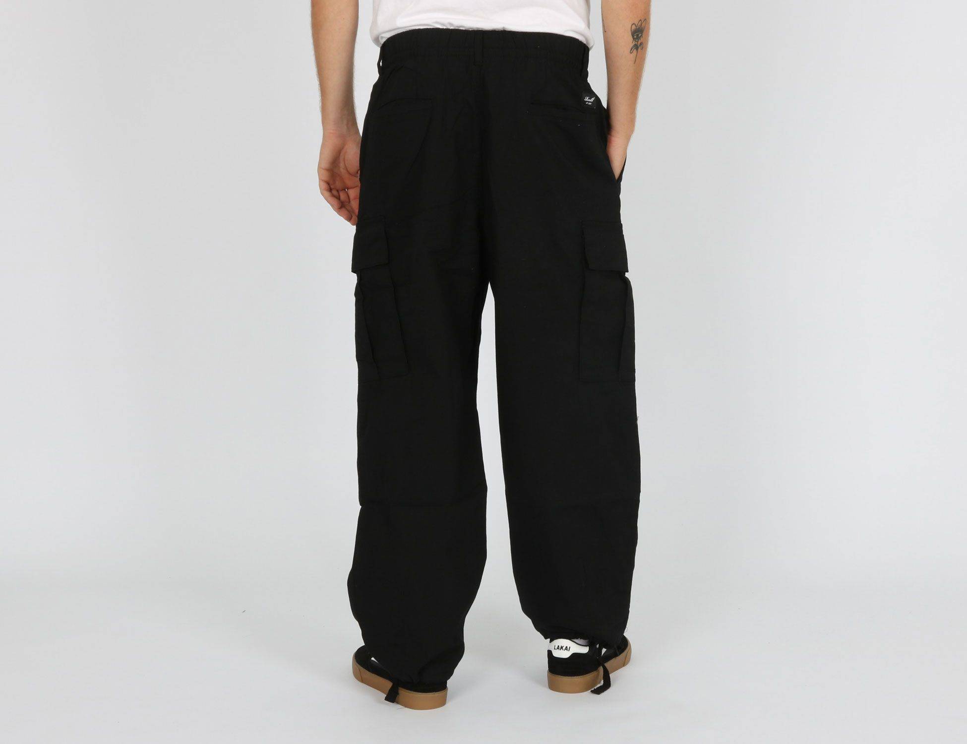 Reell Jeans Para Cargo Pant - Deep Black Ripstop - Blowout Skateshop