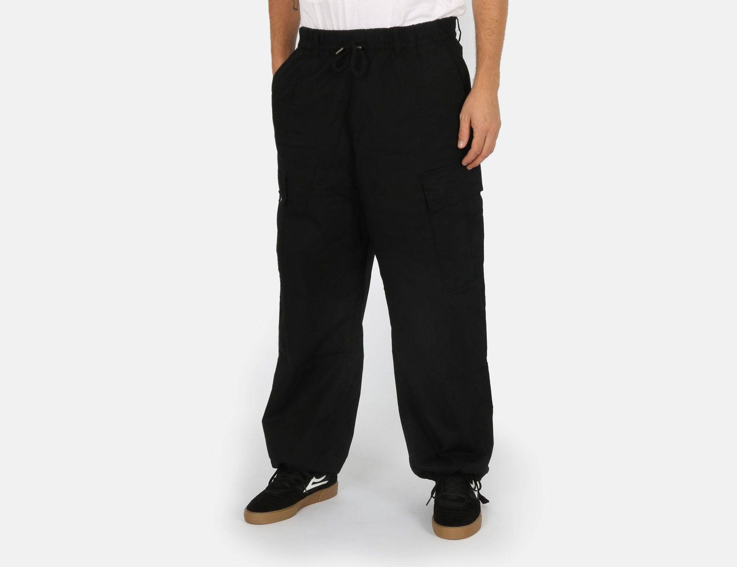 Reell Jeans Para Cargo Pant - Deep Black Ripstop - Blowout Skateshop