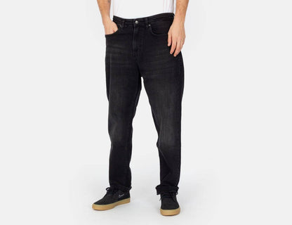 Reell Jeans Rave Relaxed Tapered Jeans - Black Wash - Blowout Skateshop