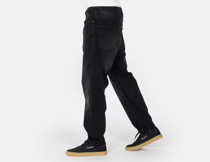 Reell Jeans Rave Relaxed Tapered Jeans - Black Wash - Blowout Skateshop