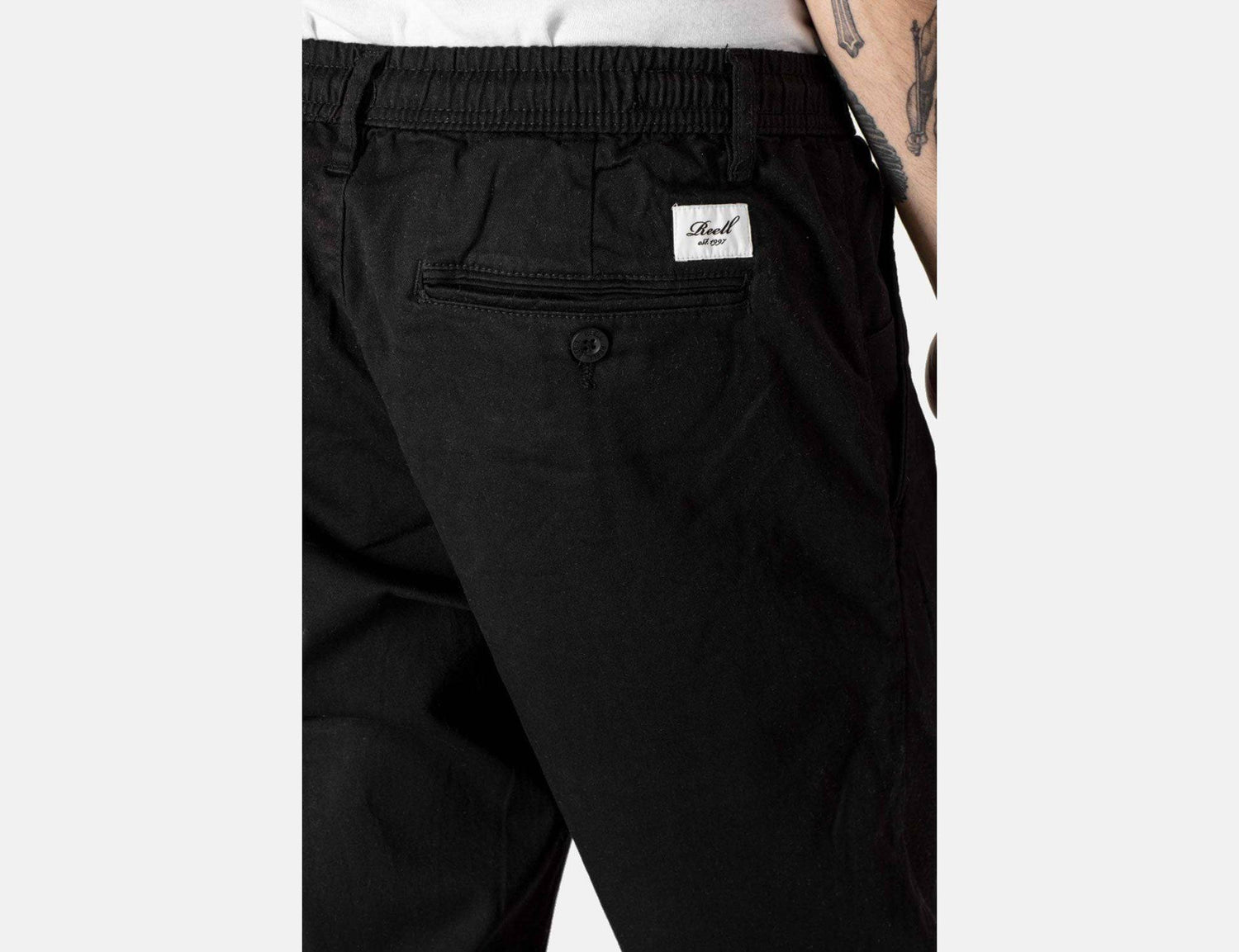 Reell Jeans Reflex Loose Chino Pant - Black - Blowout Skateshop