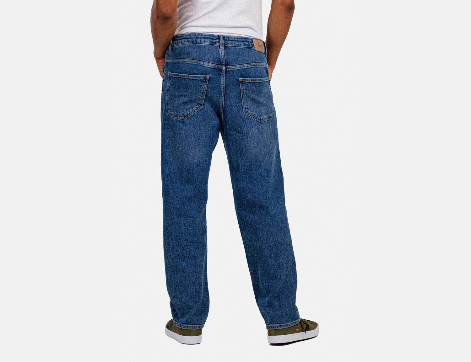 Reell Jeans Solid Pant - Retro Mid Blue - Blowout Skateshop