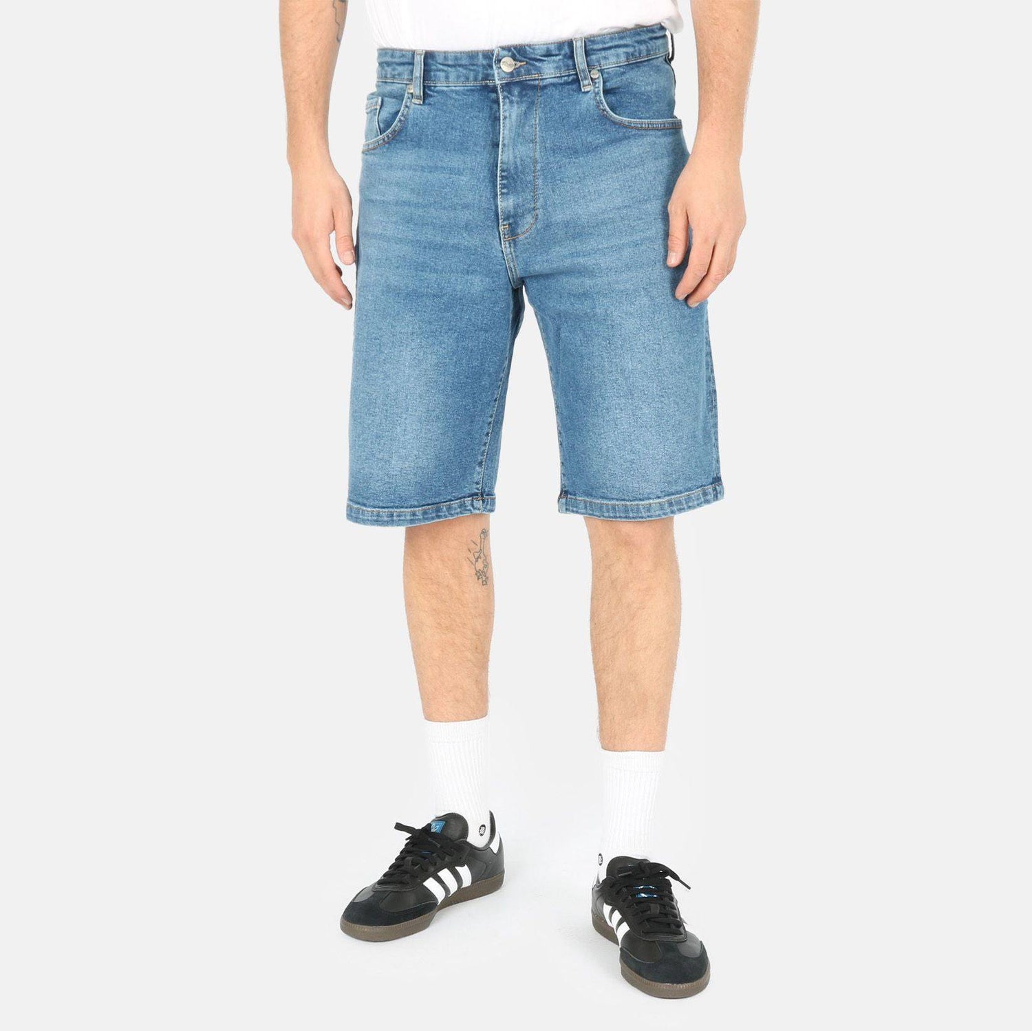 Reell Jeans Solid Short - Retro Mid Blue - Blowout Skateshop