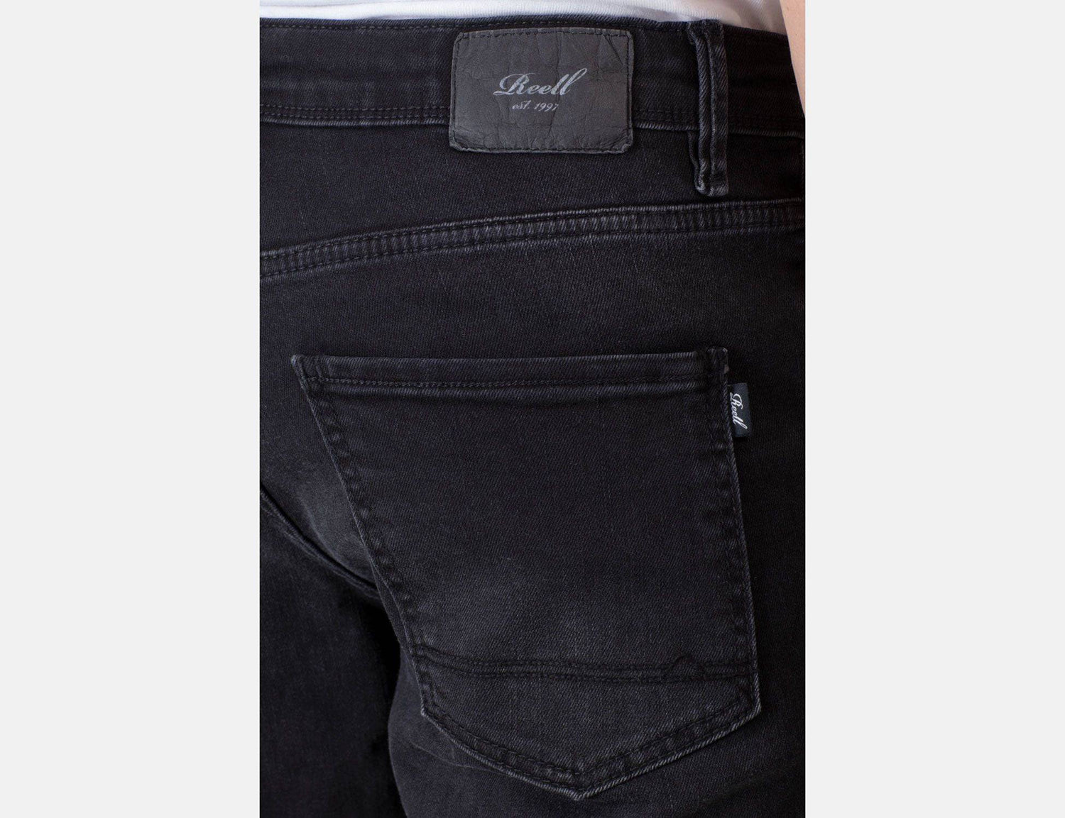 Reell Jeans Spider Slim Fit Jeans - Black Wash - Blowout Skateshop