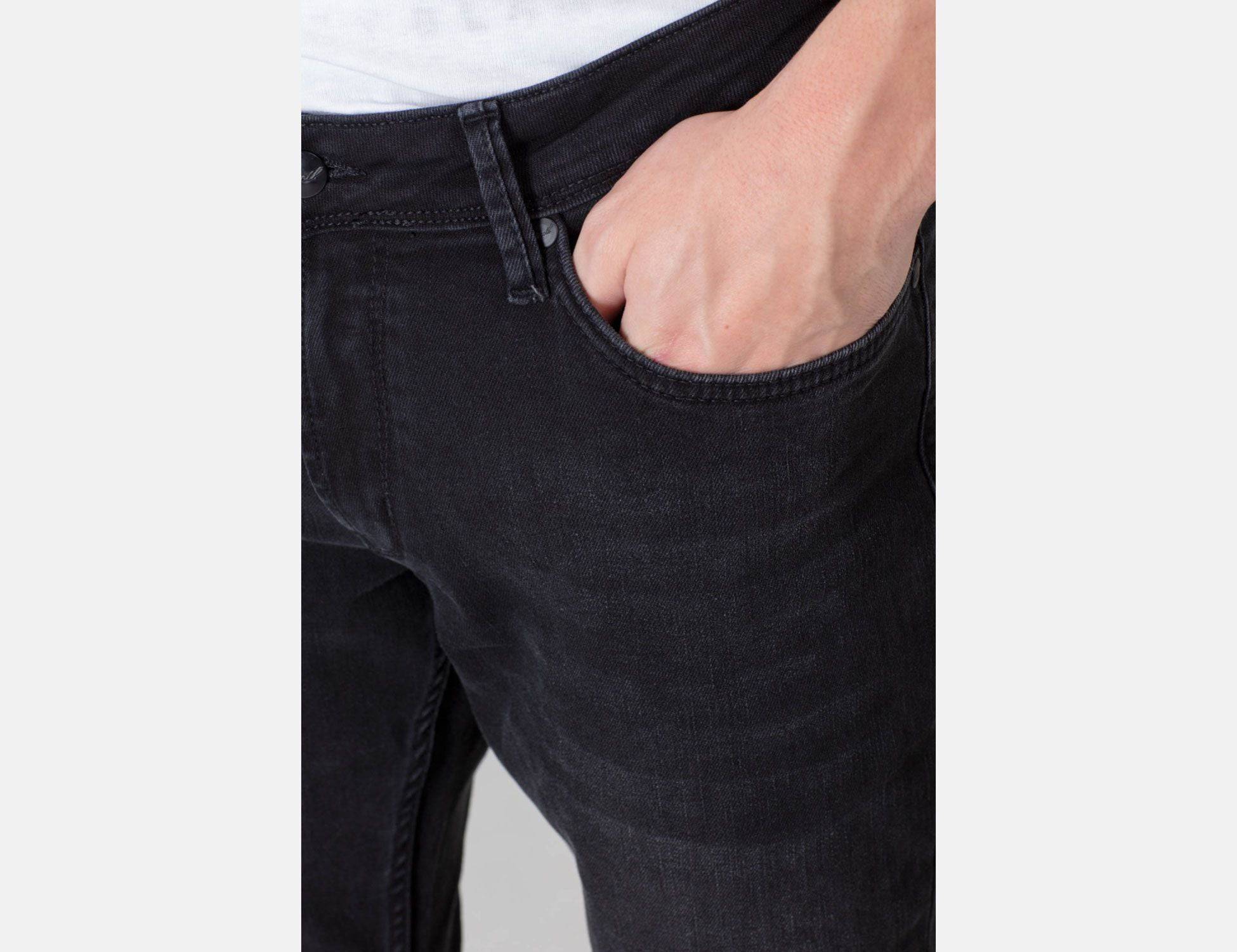 Reell Jeans Spider Slim Fit Jeans - Black Wash - Blowout Skateshop