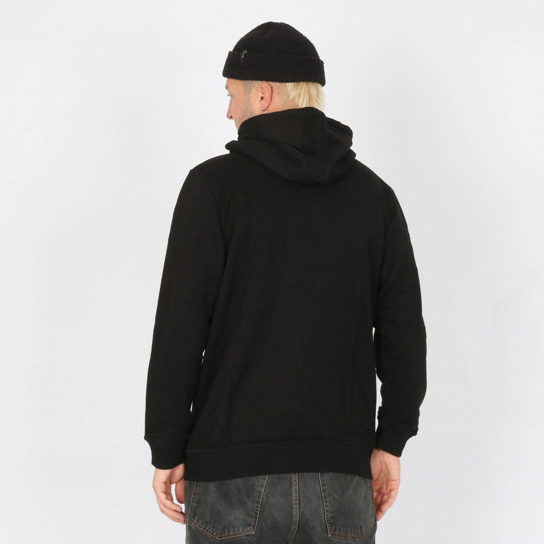 Reell Jeans Staple Terry Zip-Hoodie - Deep Black - Blowout Skateshop