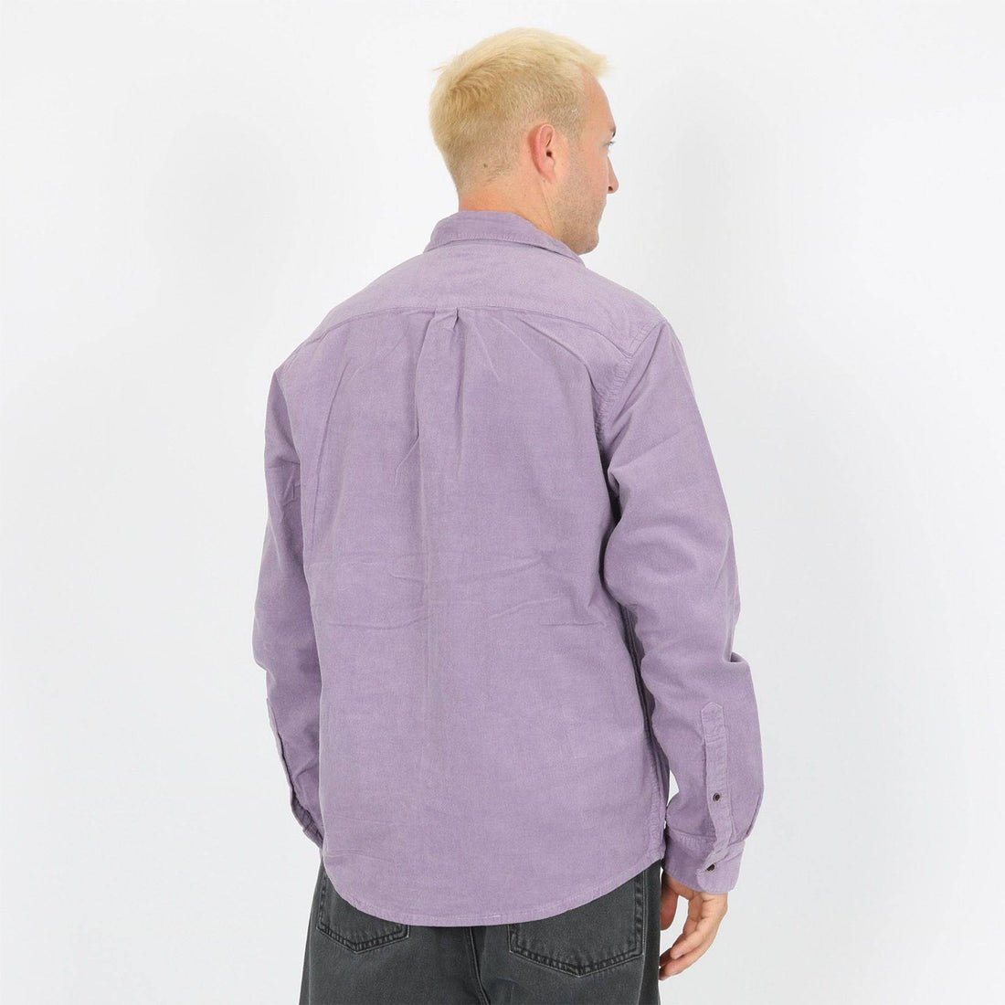 Reell Jeans Strike Cord Hemd - Lavender Purple - Blowout Skateshop