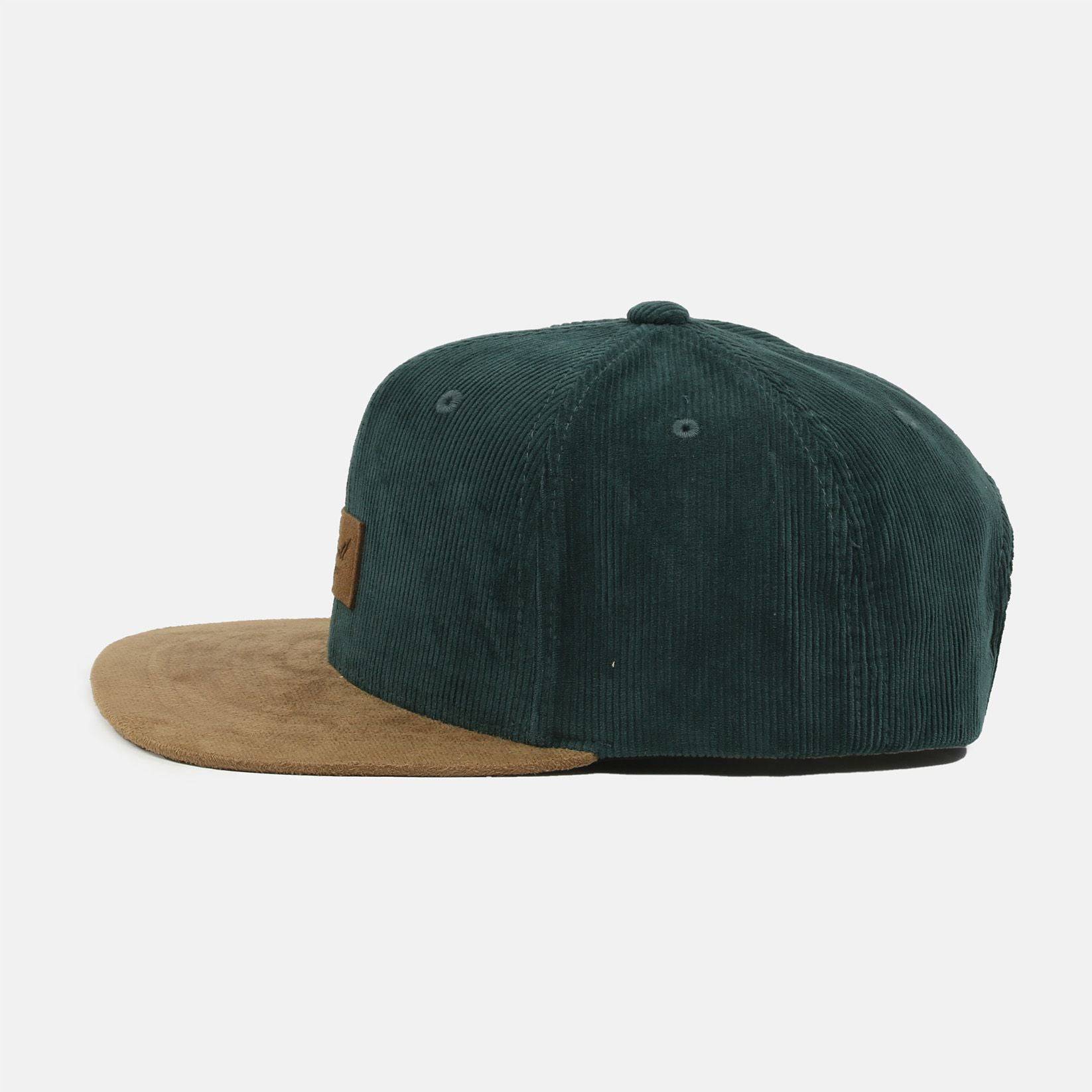 Reell Jeans Suede Cap - Dark Green Cord - Blowout Skateshop