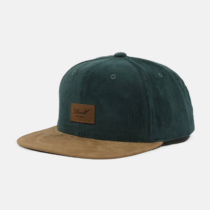 Reell Jeans Suede Cap - Dark Green Cord - Blowout Skateshop