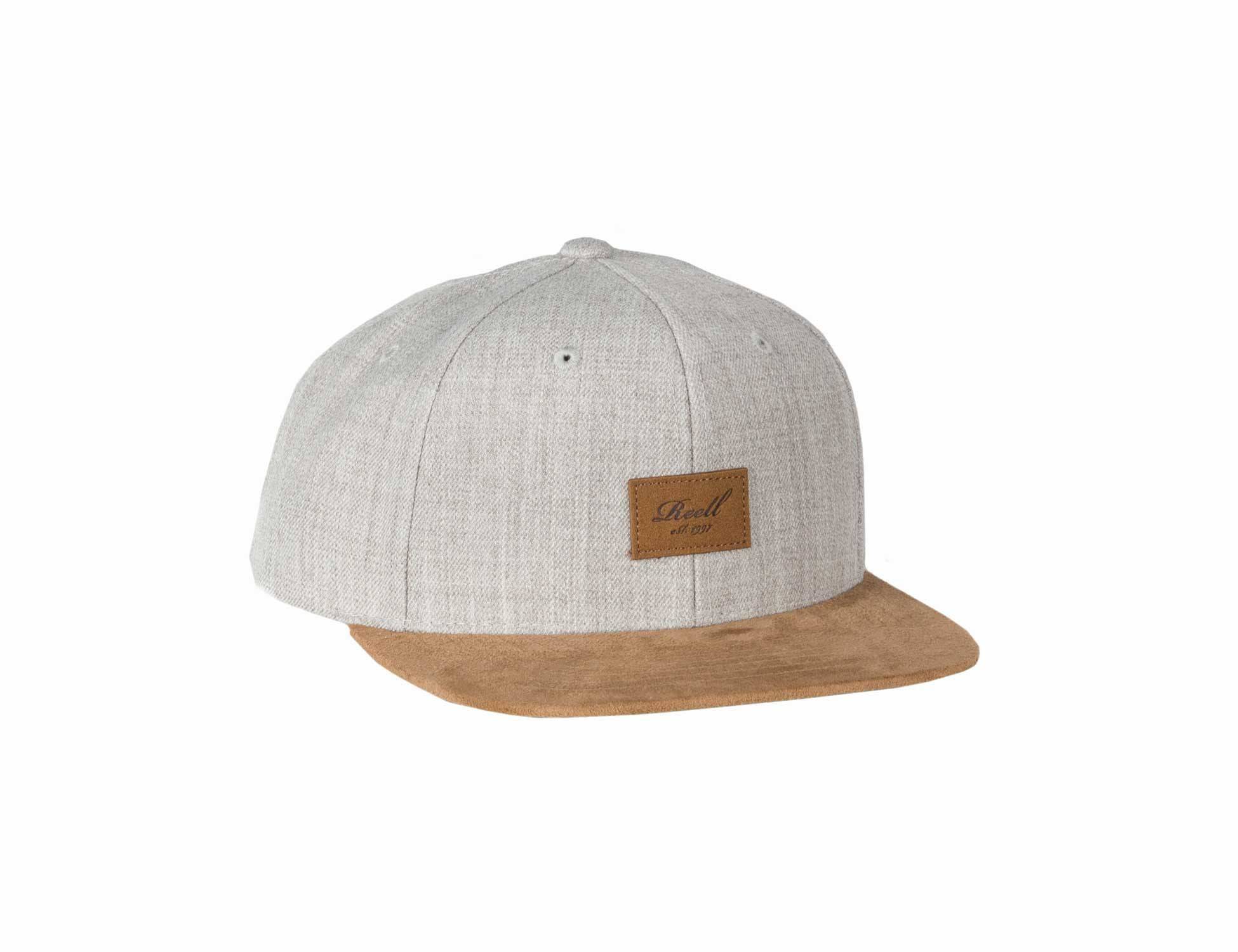 Reell Jeans Suede Cap - Heather Light Grey - Blowout Skateshop