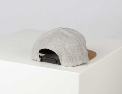 Reell Jeans Suede Cap - Heather Light Grey - Blowout Skateshop