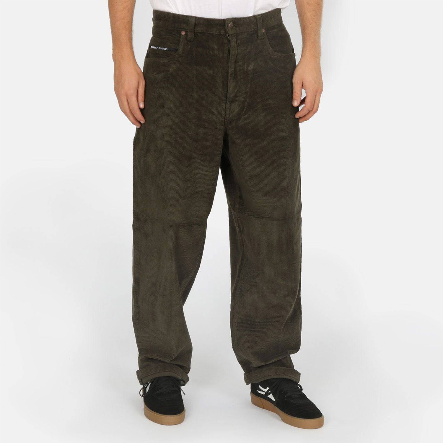 Reell Baggy Cord Pant - Dark Green Grün Bild 1