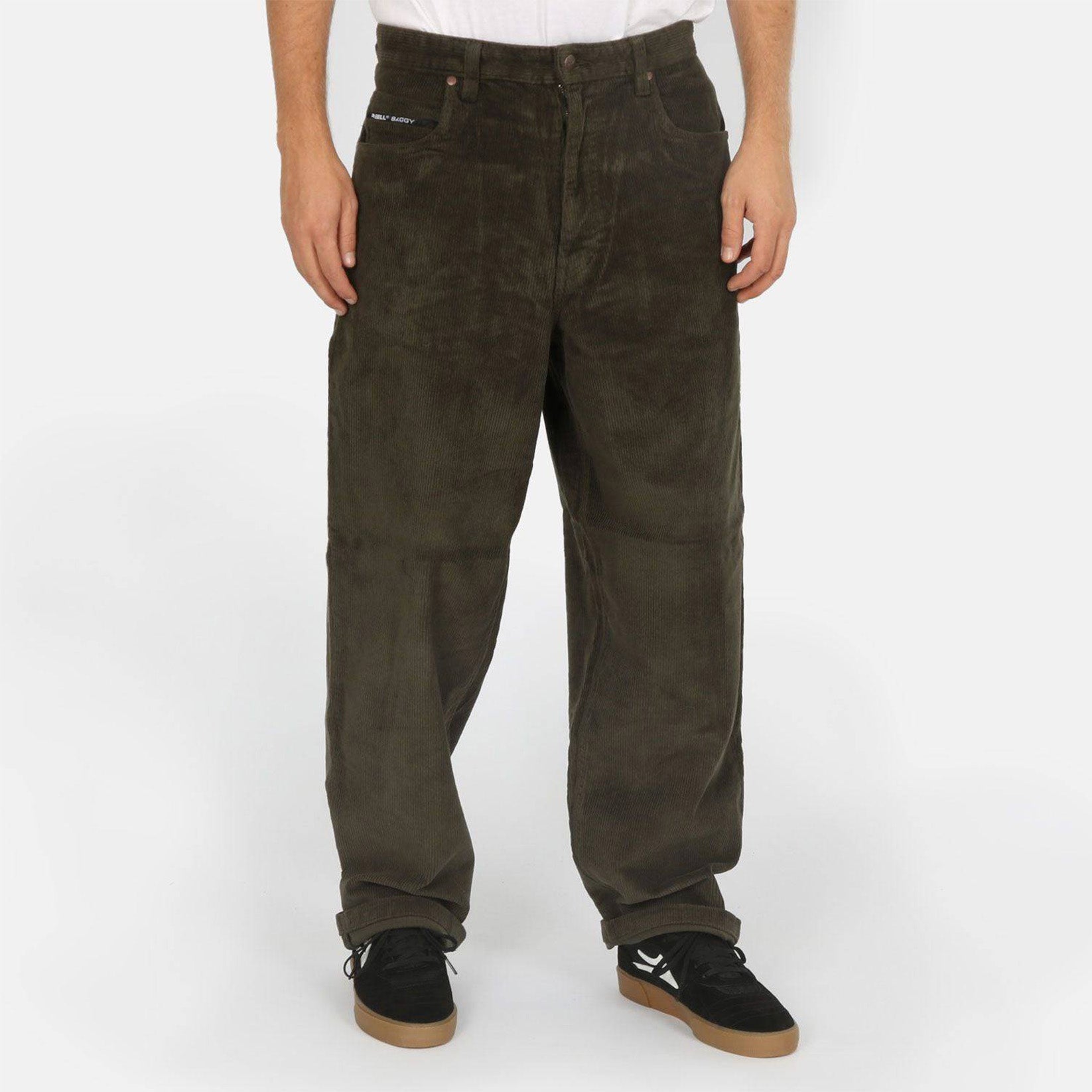 Reell Baggy Cord Pant - Dark Green Grün Bild 1