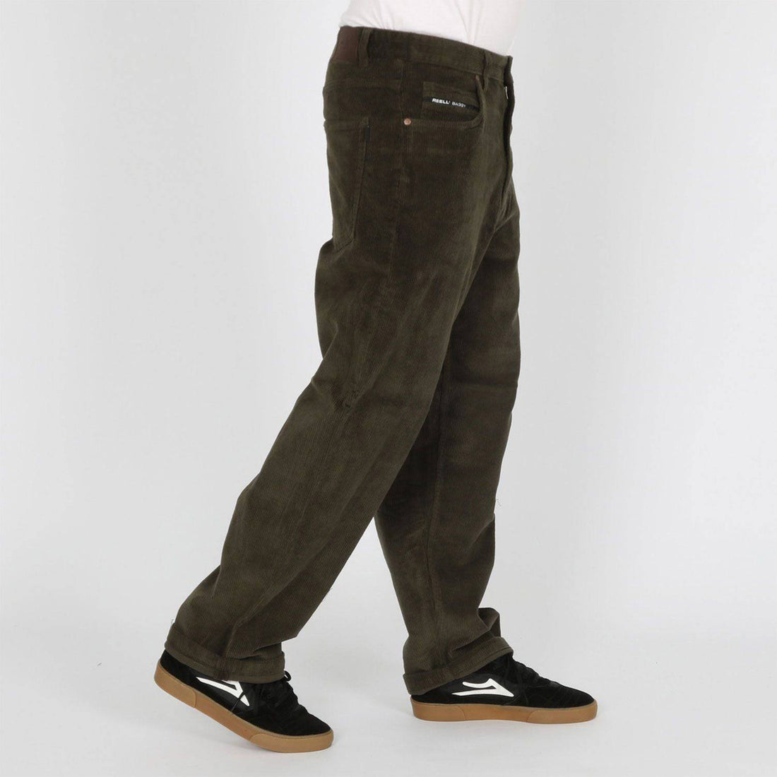 Reell Baggy Cord Pant - Dark Green Grün Bild 2