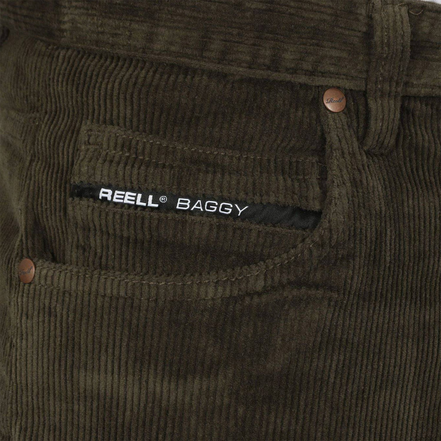 Reell Baggy Cord Pant - Dark Green Grün Bild 4