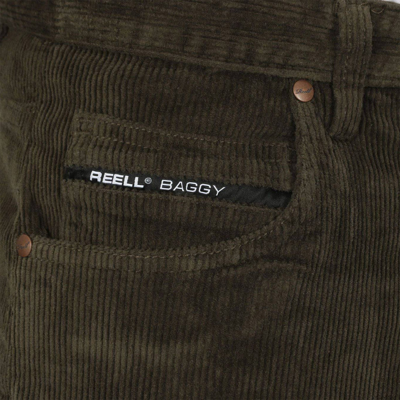 Reell Baggy Cord Pant - Dark Green Grün Bild 4