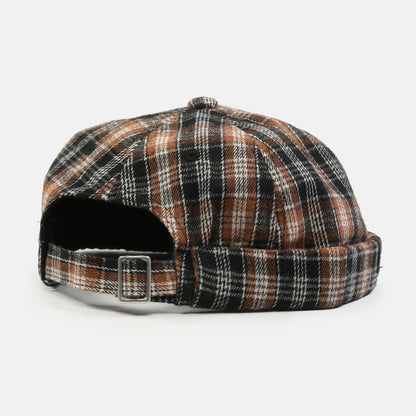 Reell Docker Cap - Brown Plaid Braun Bild 3