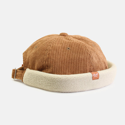 Reell Docker Cord / Fleece Cap - Lirght Brown / Sand Braun Bild 2