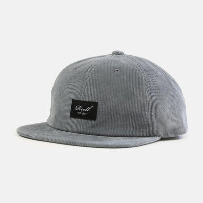 Reell Flat 6-Panel Cap - Blue Grey Cord Grau Bild 1