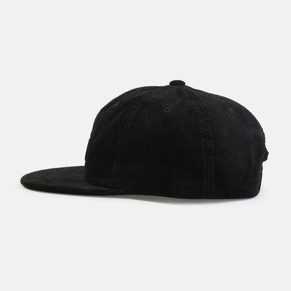 Reell Flat 6-Panel Cord Cap - Black Schwarz Bild 2