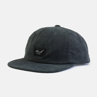 Reell Flat 6-Panel Cord Cap - Midnight Grey Grau Bild 1