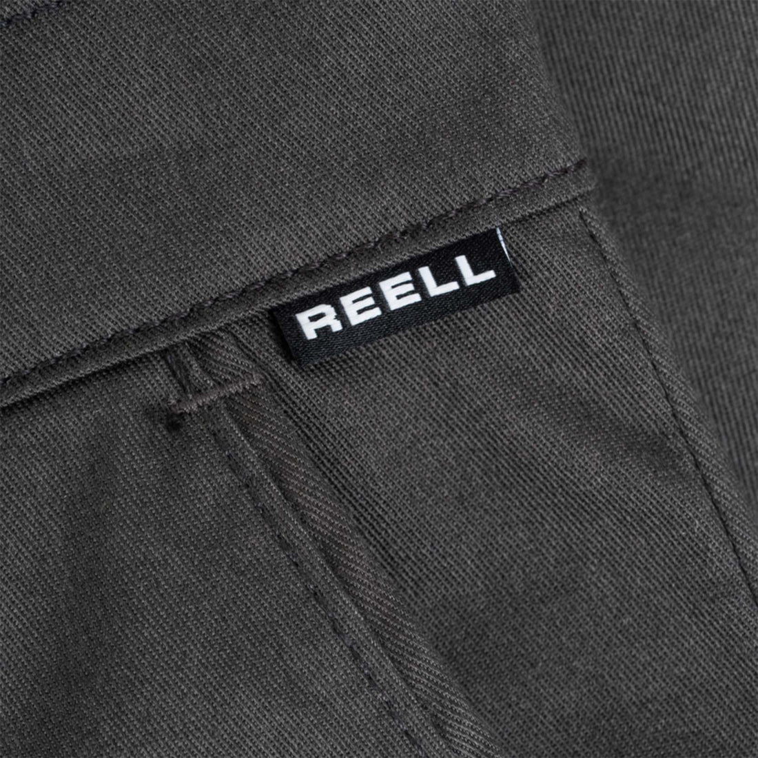 Reell Loose Flex Chino PC Short - Vulcan Grey Grau Bild 2
