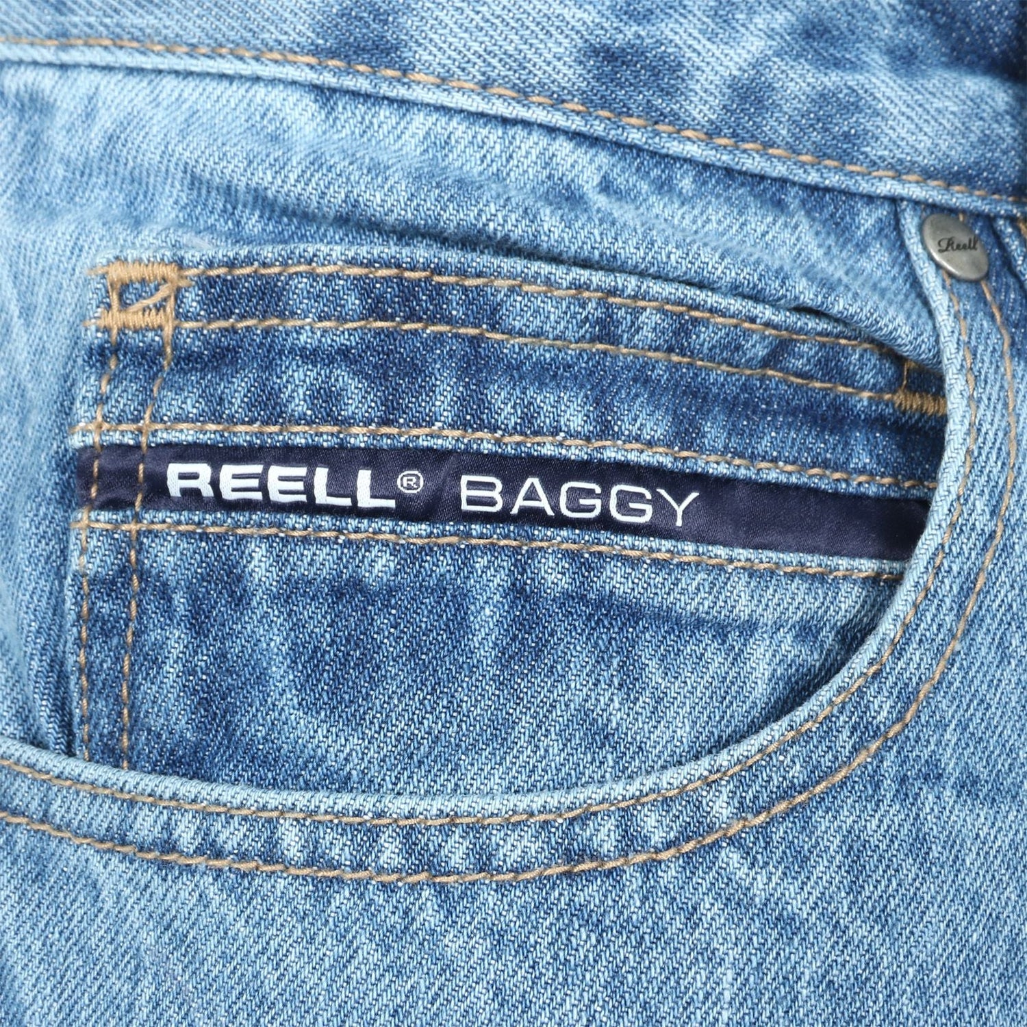 Reell Organic Baggy - Vintage Light Blue Blau Bild 4