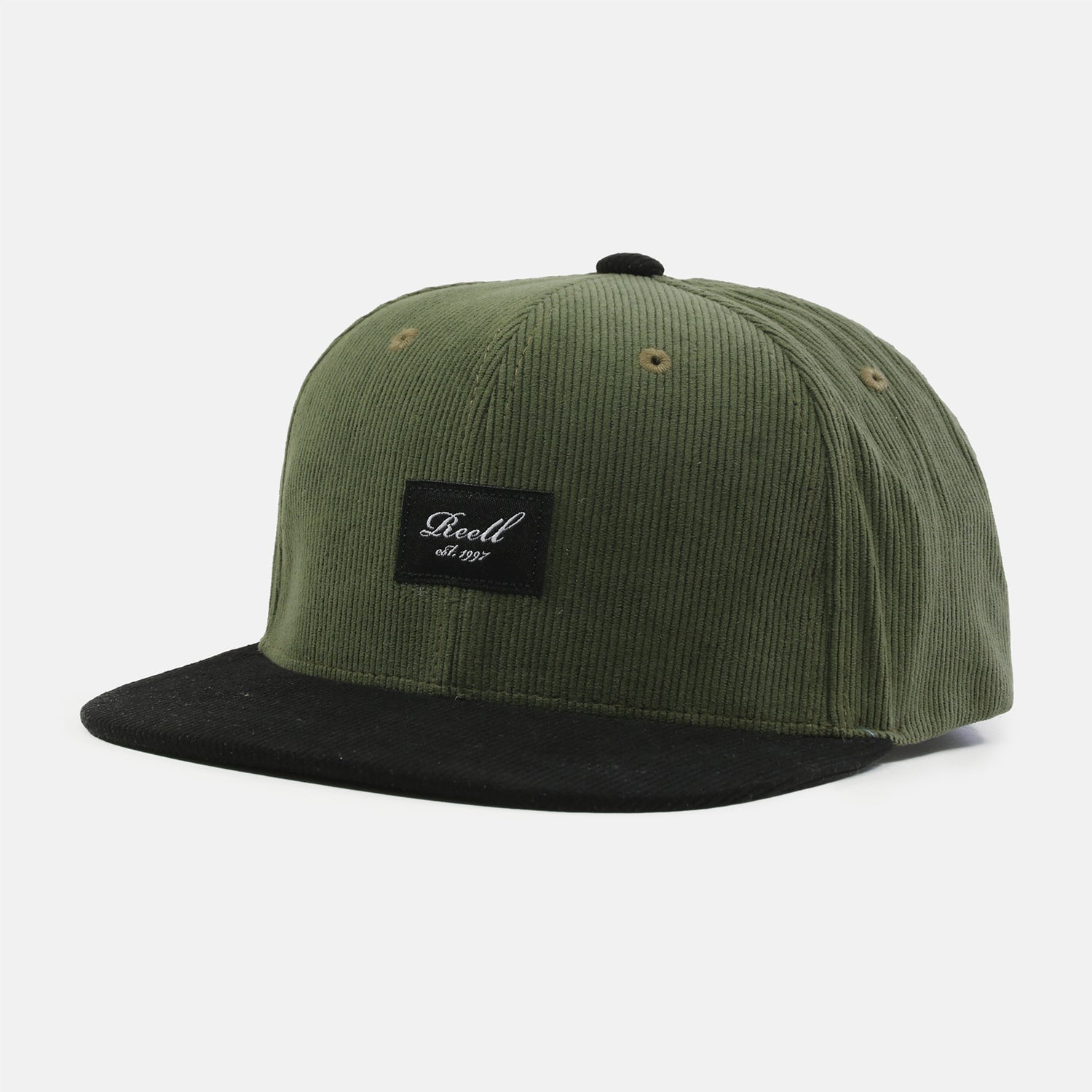 Reell Pitchout Cord Cap - Moss Green / Black Grün Bild 1