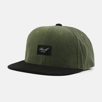 Reell Pitchout Cord Cap - Moss Green / Black Grün Bild 1
