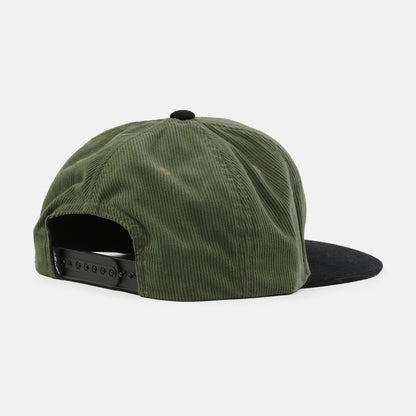 Reell Pitchout Cord Cap - Moss Green / Black Grün Bild 3