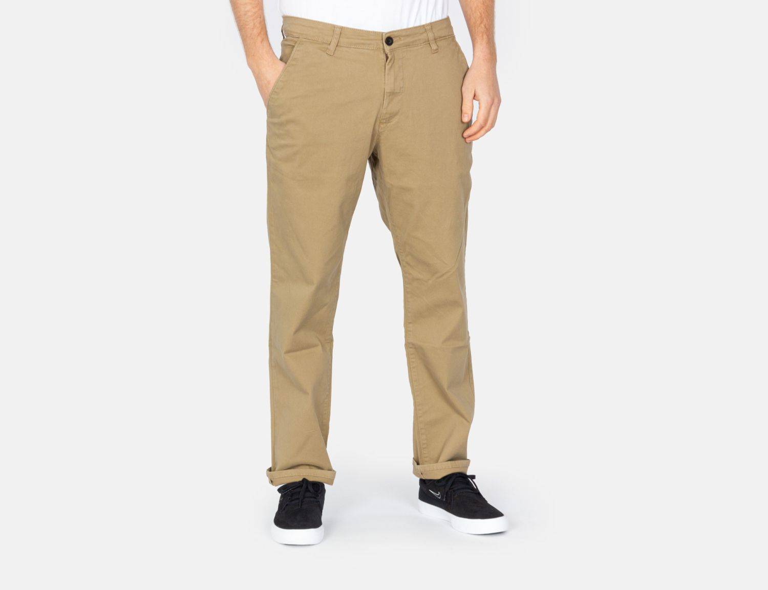 Reell Regular Flex Chino Pant - Dark Sand Braun Bild 1