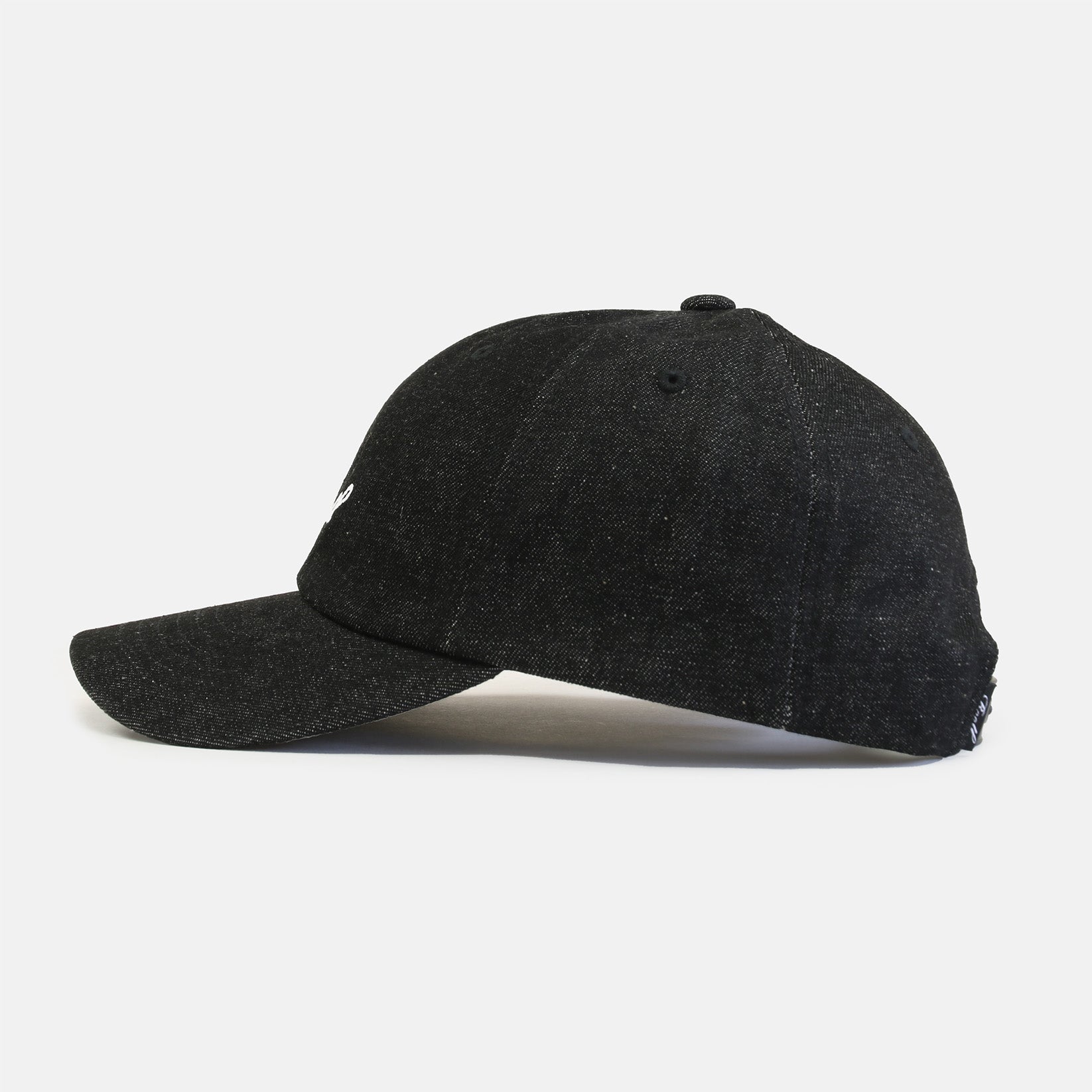 Reell Single Script Cap - Black Denim Schwarz Bild 2