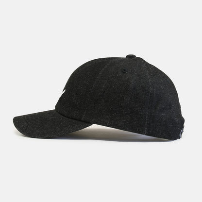 Reell Single Script Cap - Black Denim Schwarz Bild 2