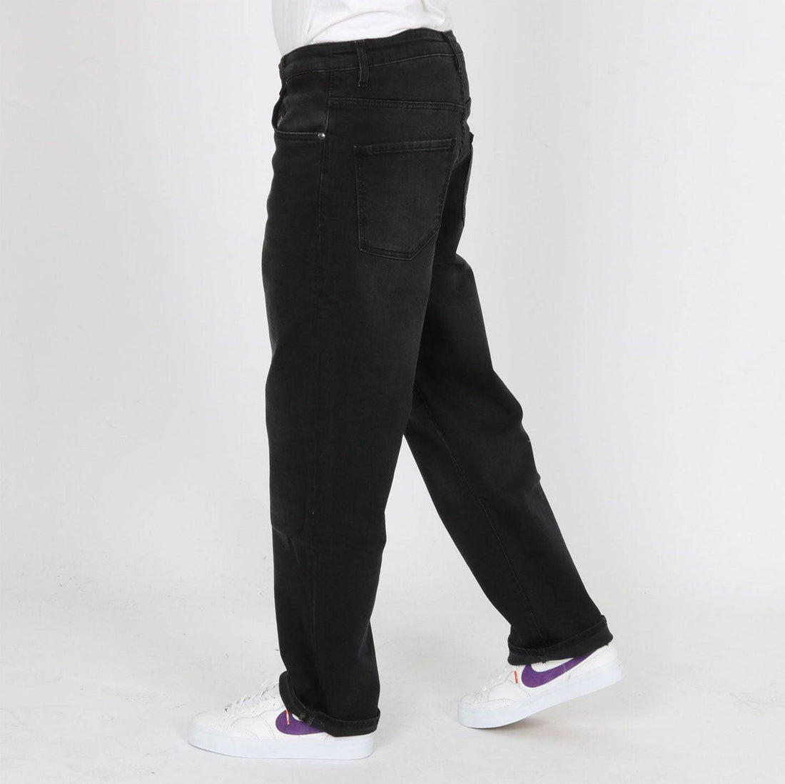 Reell Solid Loose Tapered Fit Jeans - Black Wash Schwarz Bild 2