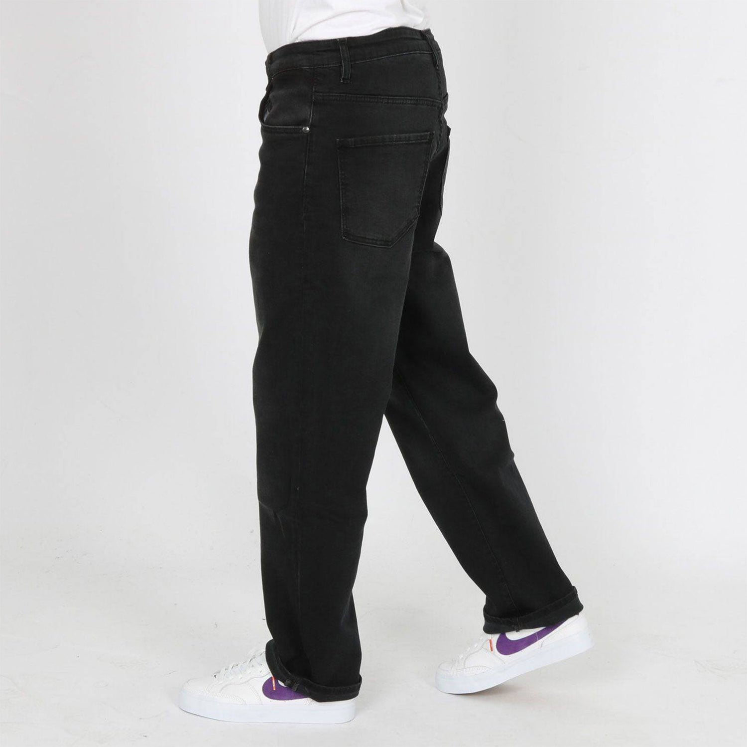 Reell Solid Loose Tapered Fit Jeans - Black Wash Schwarz Bild 2
