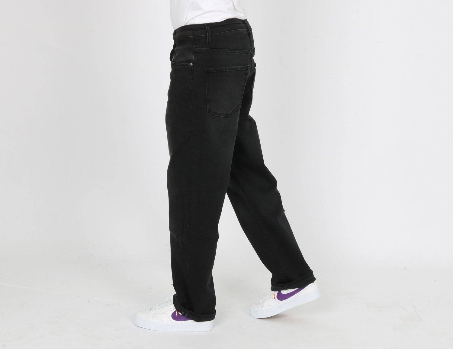 Reell Solid Loose Tapered Fit Jeans - Black Wash Schwarz Bild 2