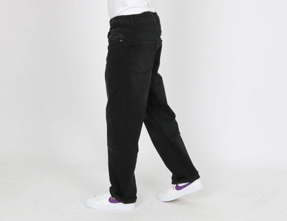 Reell Solid Loose Tapered Fit Jeans - Black Wash Schwarz Bild 2