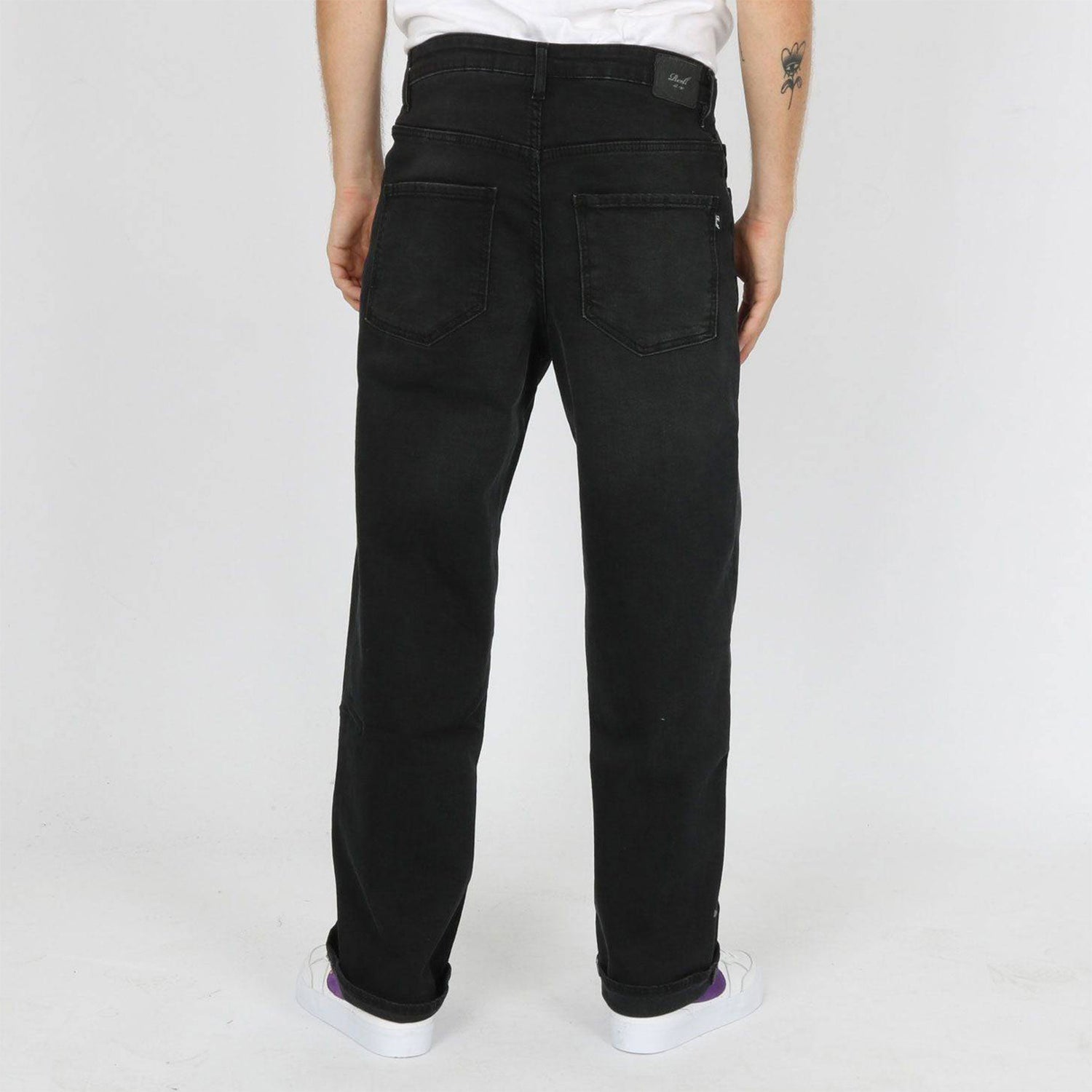 Reell Solid Loose Tapered Fit Jeans - Black Wash Schwarz Bild 3
